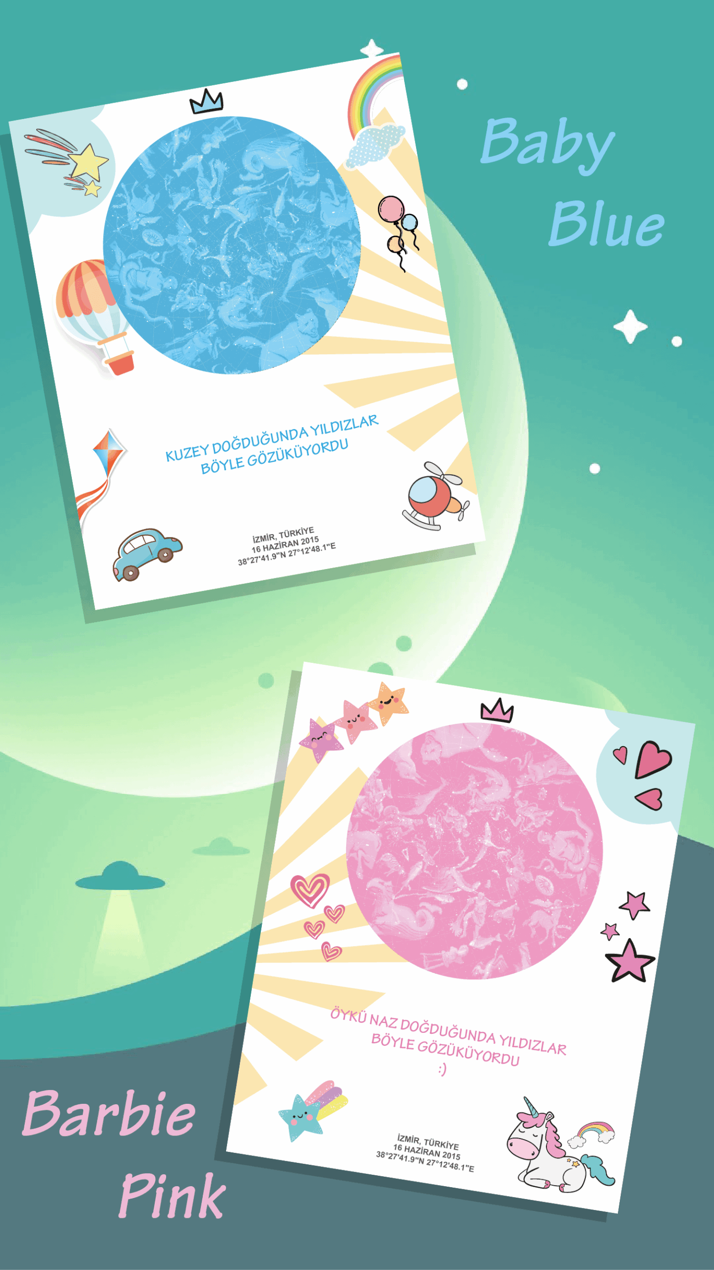 Barbie Pink - Baby Blue - Görsel 2